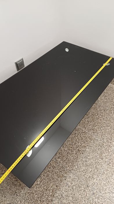 Mesa de centro vidro preta