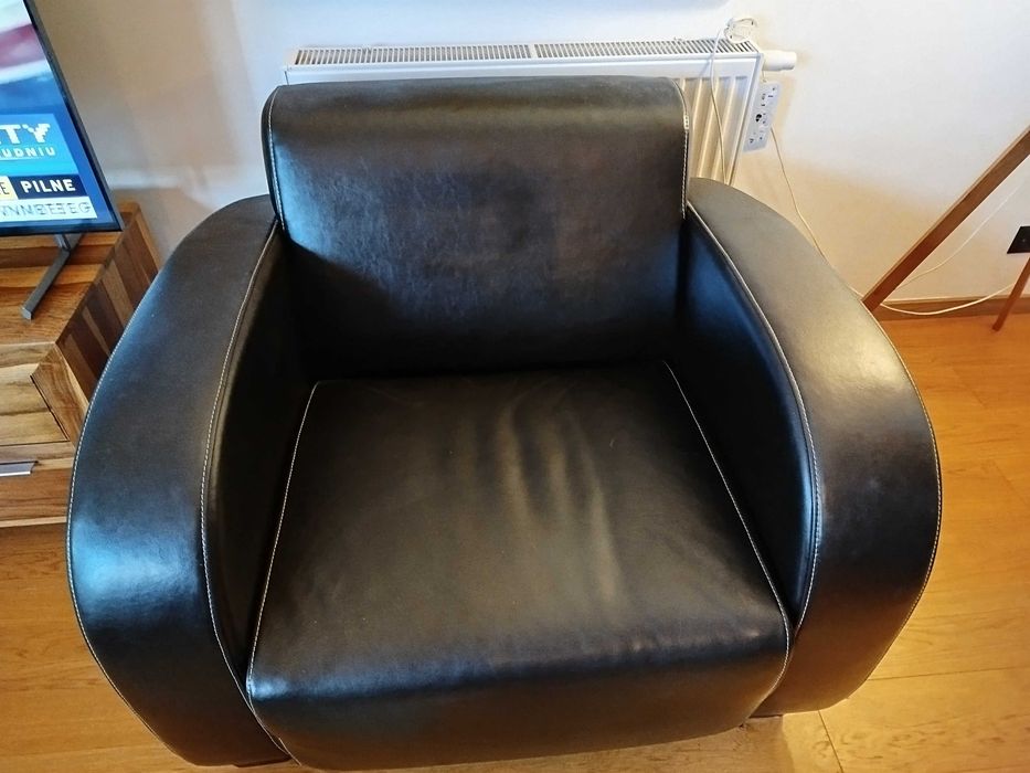 Zestaw skórzany (eko) 3+1