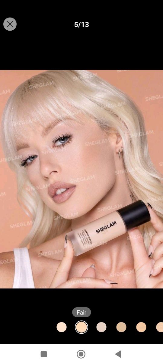 SHEGLAM Complexion Pro Długotrwały, oddychający podkład matujący-Fair