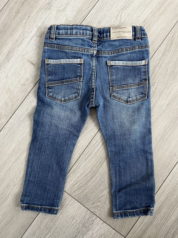 Spodnie dżinsy Jeansy Zara  rozmiar 86