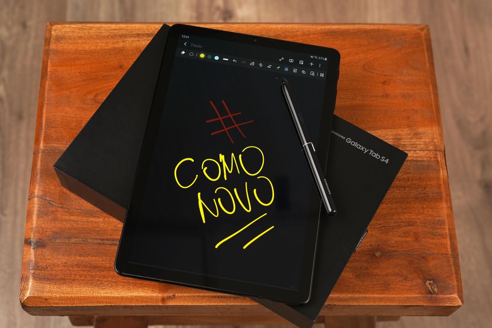 Tablet Samsung Galaxy Tab S4 C/ S-Pen como novo!