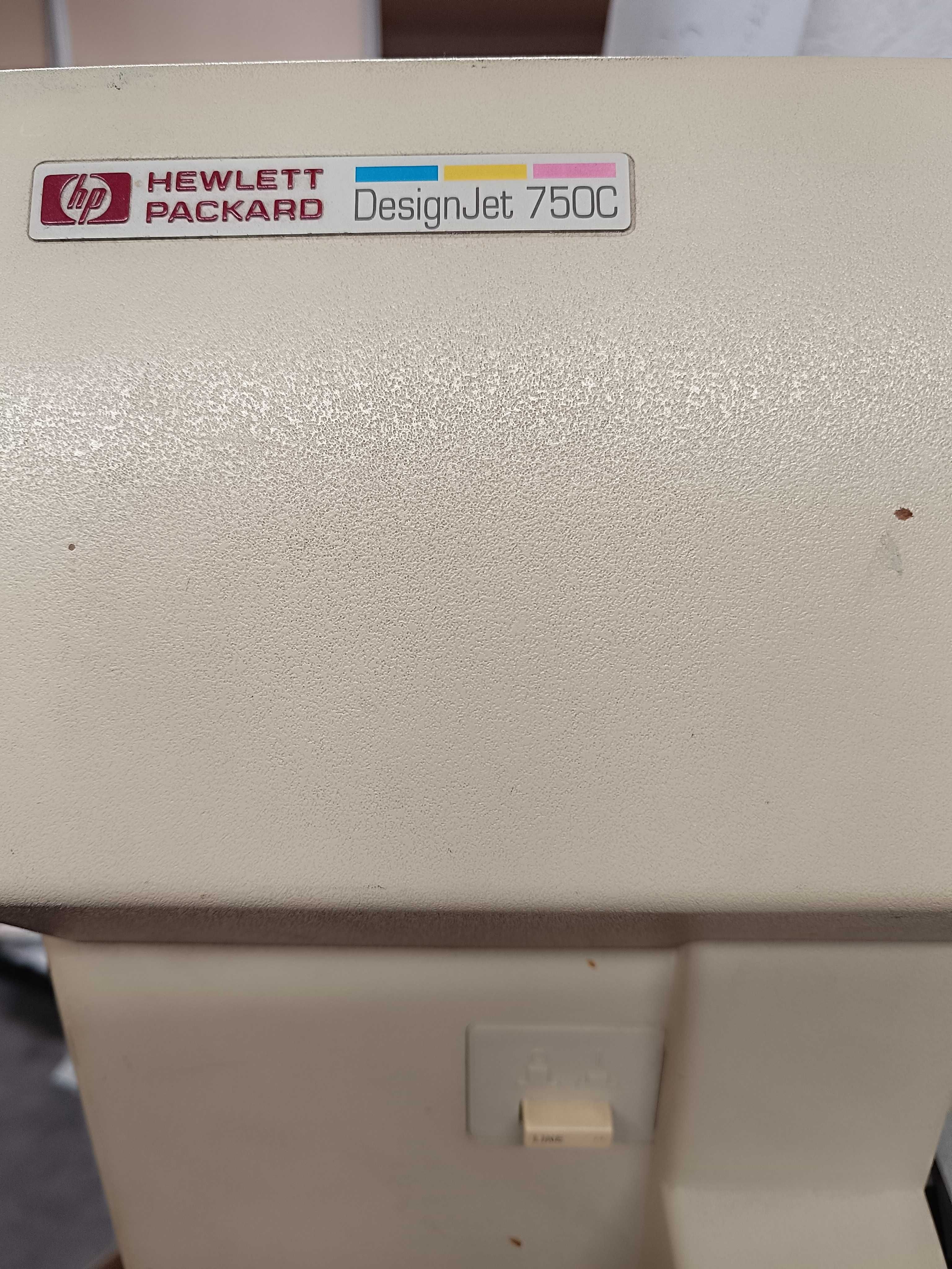 Ploter drukarka DesignJet 750C druk formatu A0