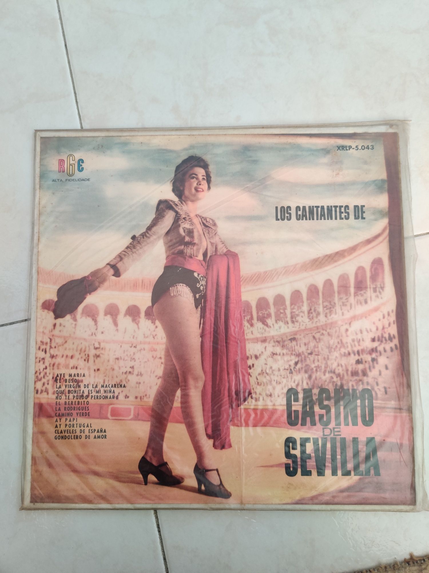 Vinil Los Cantantes de Casino de Sevilla