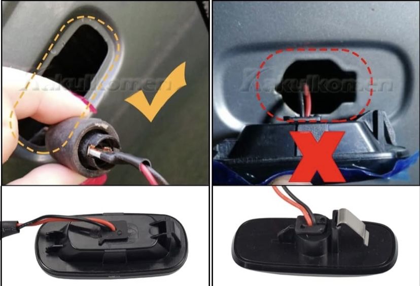 Piscas led para seat /audi