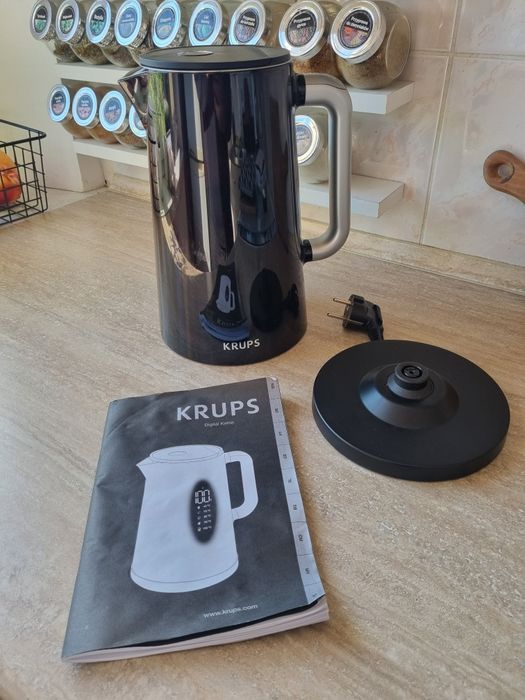 Czajnik elektryczny cyfrowy KRUPS regulacja temp 1,7L ( BW801810)