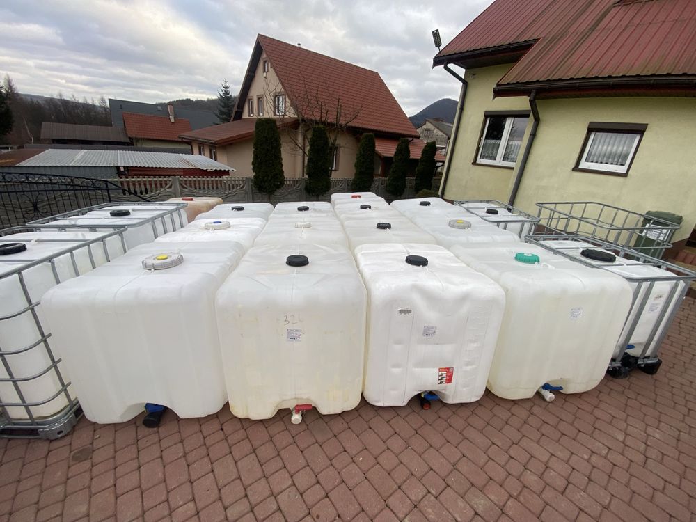 Zbiornik Wkład Mauzer beczka 1000l z minimalnym osadem Faktura Vat