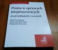 Pisma w sprawach nieprocesowych Puszkarski  Śliwińska Wetoszka