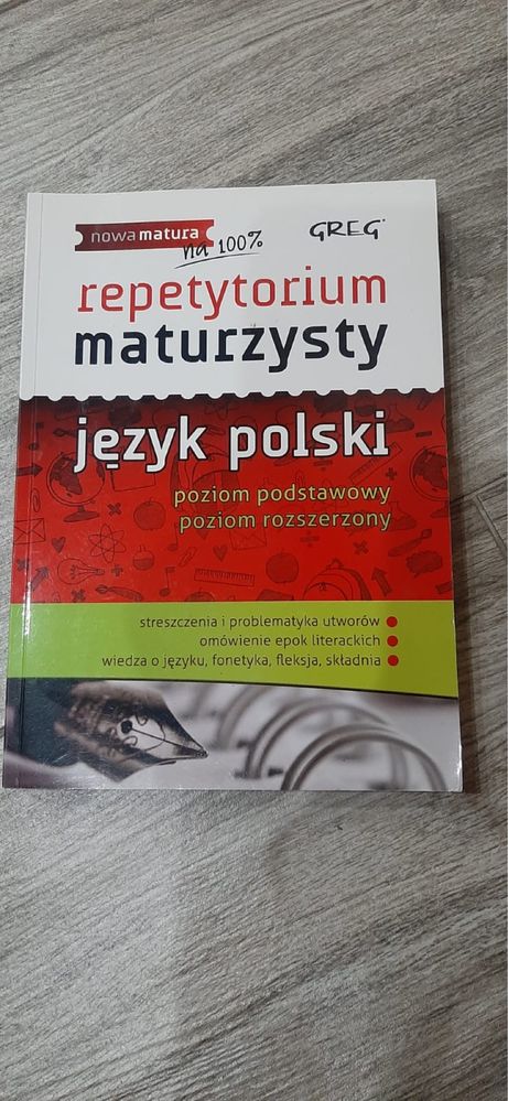 Sprzedam repetytorium maturzysty J. Polski