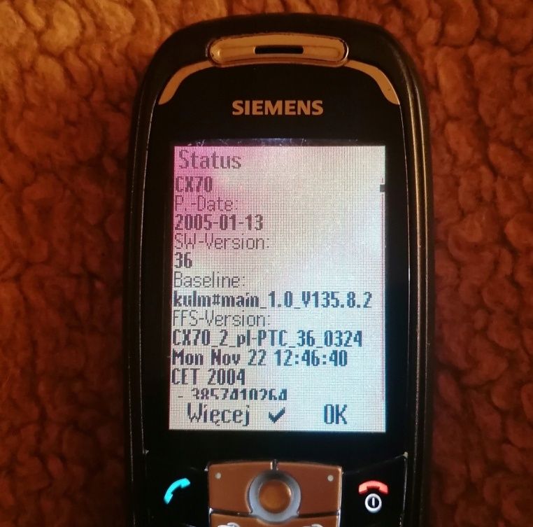 Siemens CXT70 Rzadki Ciezko Spotykany
