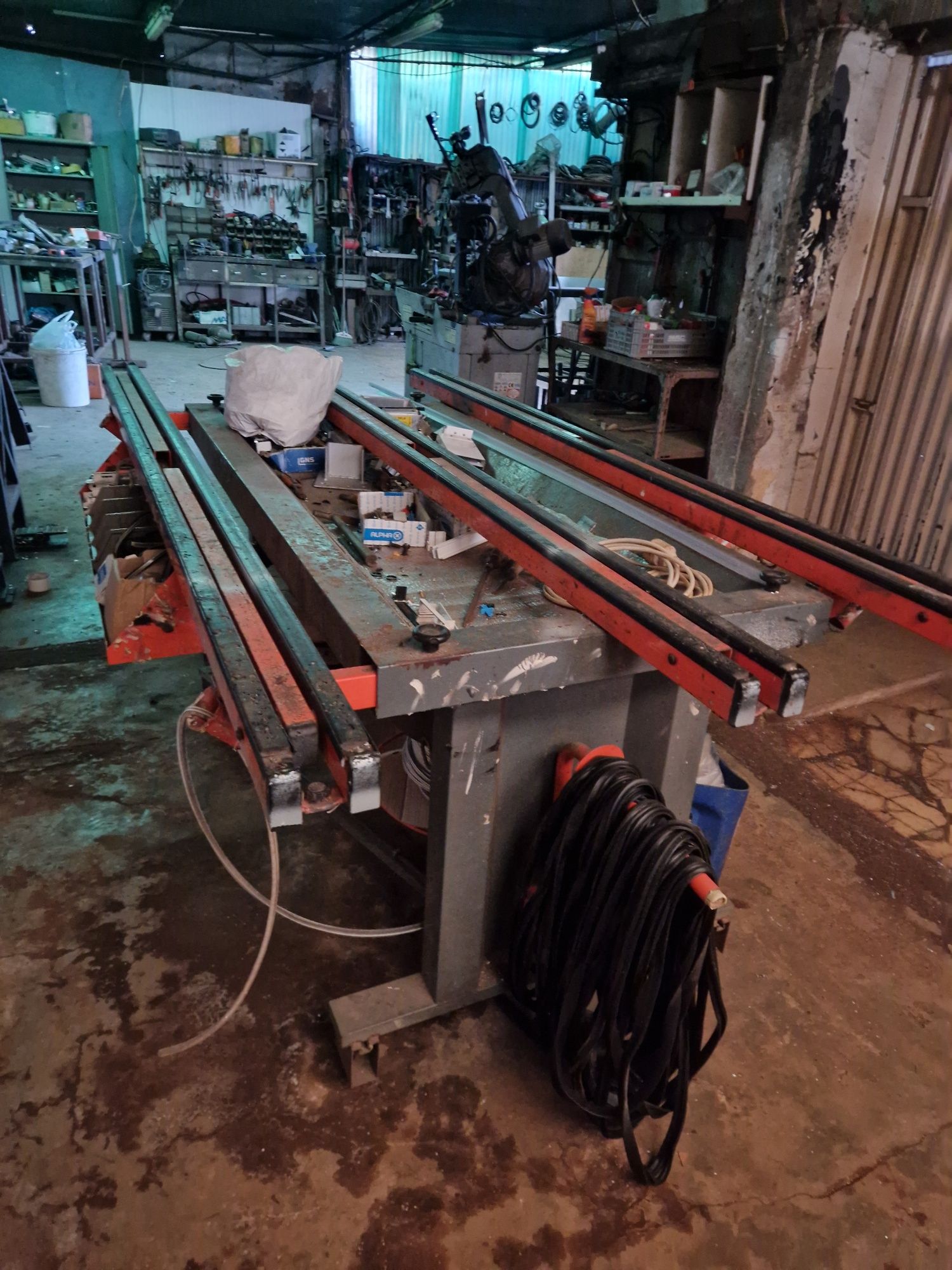 Bancada de trabalho aluminio
