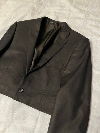 Вкорочений піджак чорний