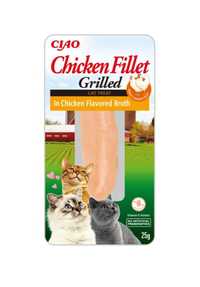 Przysmak dla kota Inaba Ciao Grillowany Filet z Kurczaka w bulionie25g