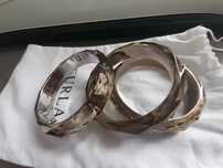 Trio de pulseiras escravas originais da FURLA, Novas