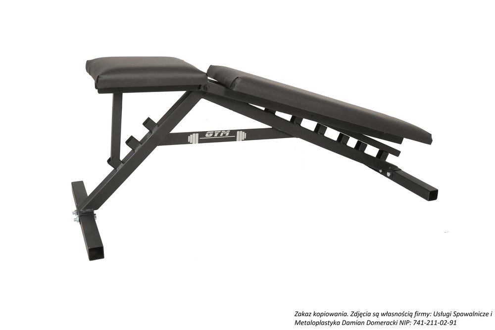 Ławeczka do ćwiczeń ławka treningowa, skos dodatni i ujemny