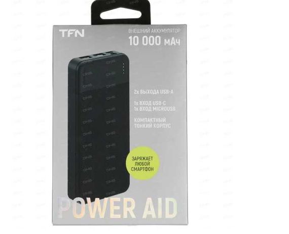 Внешний аккумулятор TFN 10000mAh Power Core Black (PB-226)