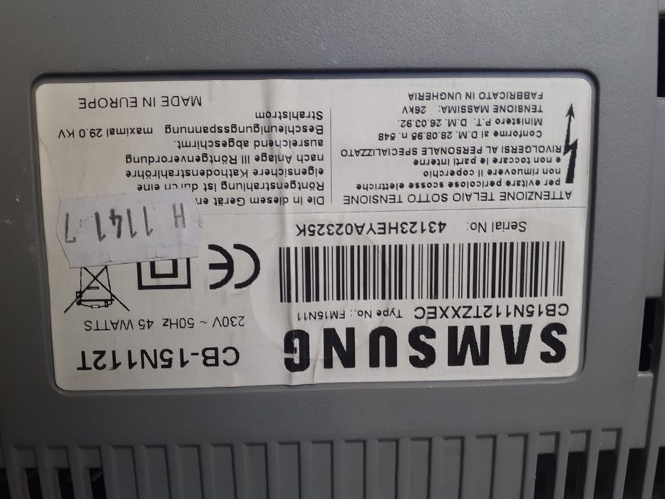 Televisão usada 15"