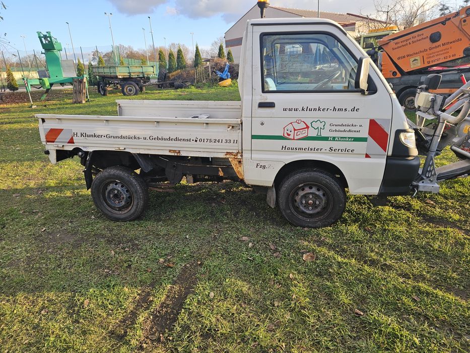 Piaggio porter 4x4 pfau multicar unimog ladog traktor pług sniezny