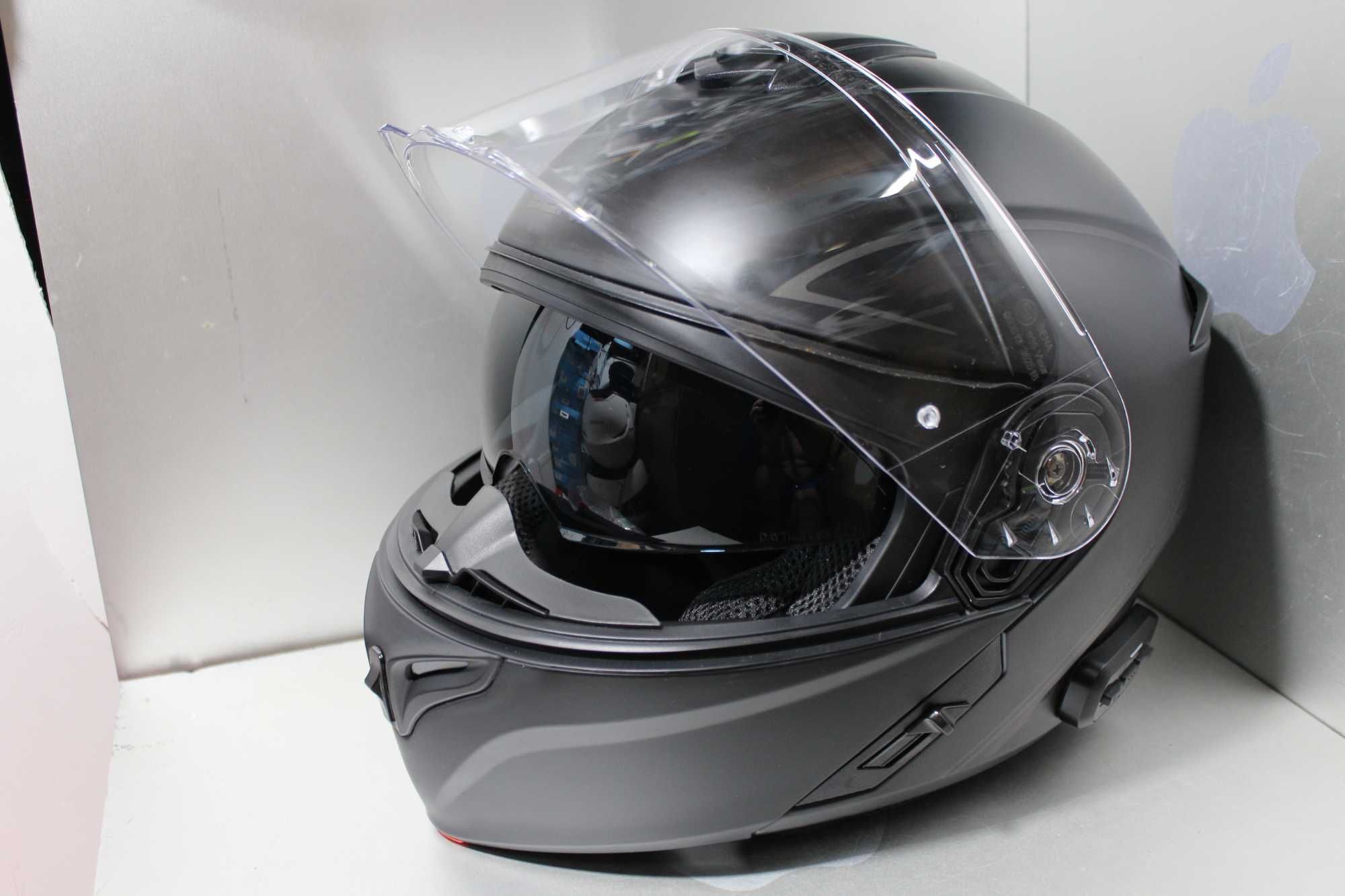 Мотошолом Мотошлем ЧОРНИЙ SENA Outrush R SP85 Bluetooth XL-60-62см