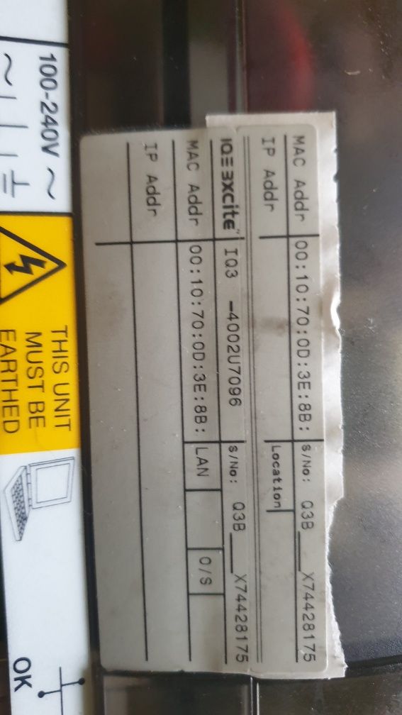 Sterownik  panel programator controlling IQ 3 XCITE