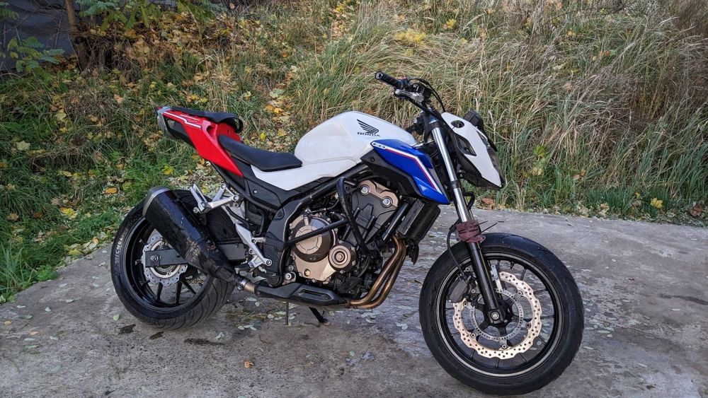 Honda cb500f (stunt, track, gymkhana bike)