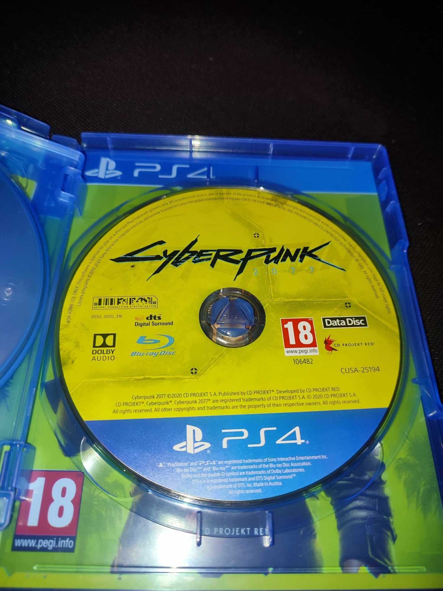 Okazja!!! Gra Cyber Punk na Playstation 4 i 5 Ps4! Super Stan!