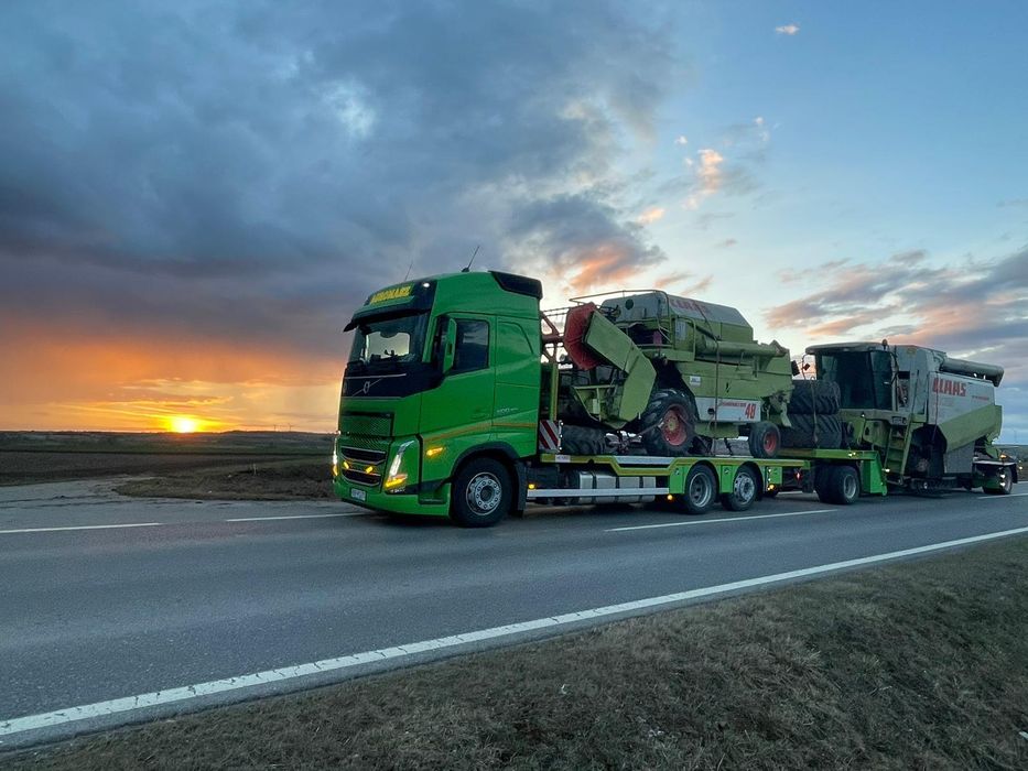 Transport niskopodwoziowy maszyn rolniczych i budowlanych