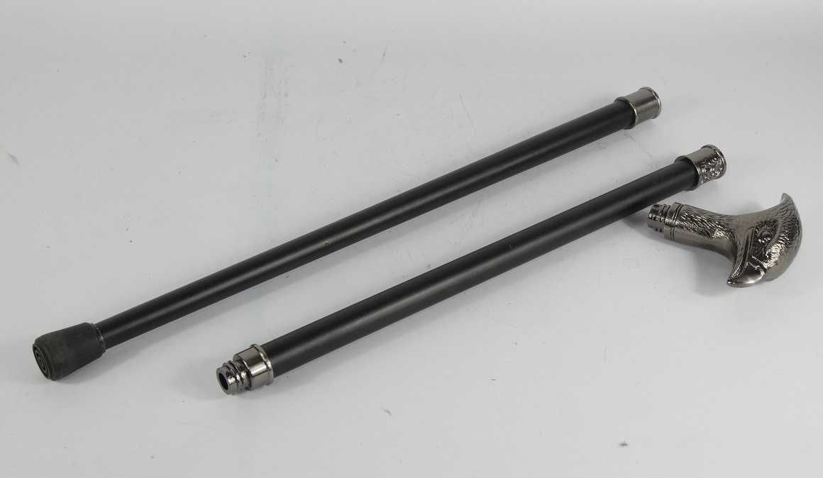 Skręcana LASKA gałka ORZEŁ ptak metal 93 cm