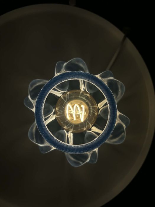 Lamp organic shape scandi style