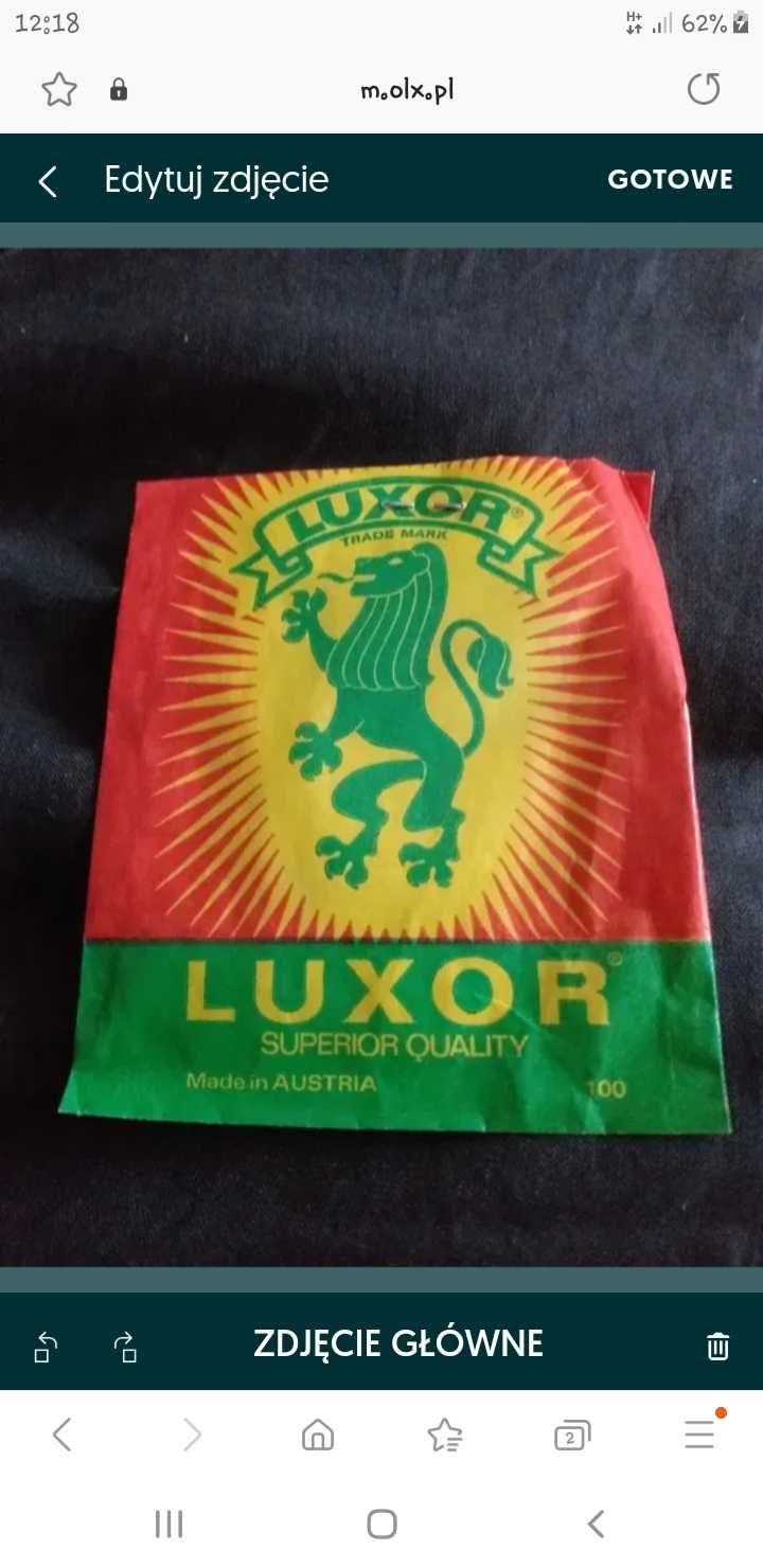 Siatka zarowa koszulka LUXOR do lamp turystycznych licznik geigera