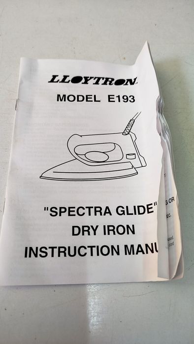 Ferro de engomar a seco Lloytron