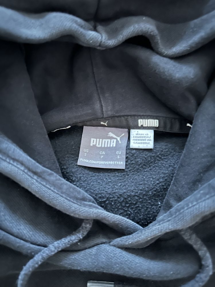puma hoodie black
