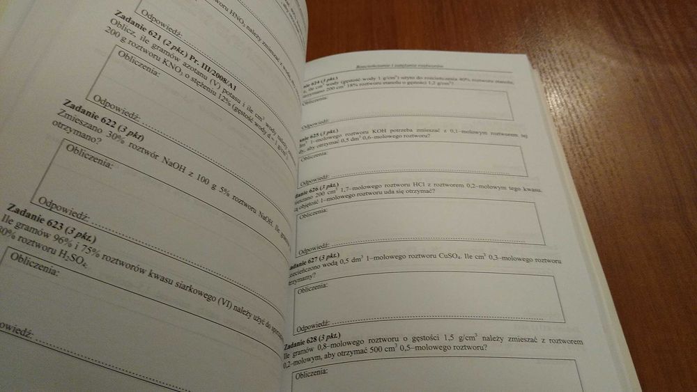 Chemia zbiór otwartych zadań maturalnych z chemii wraz z odp Witowski