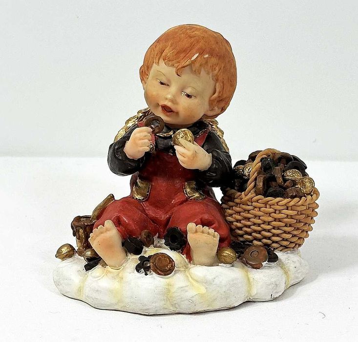 Figurka Aniołek z koszyczkiem Seneca Design 12cm.