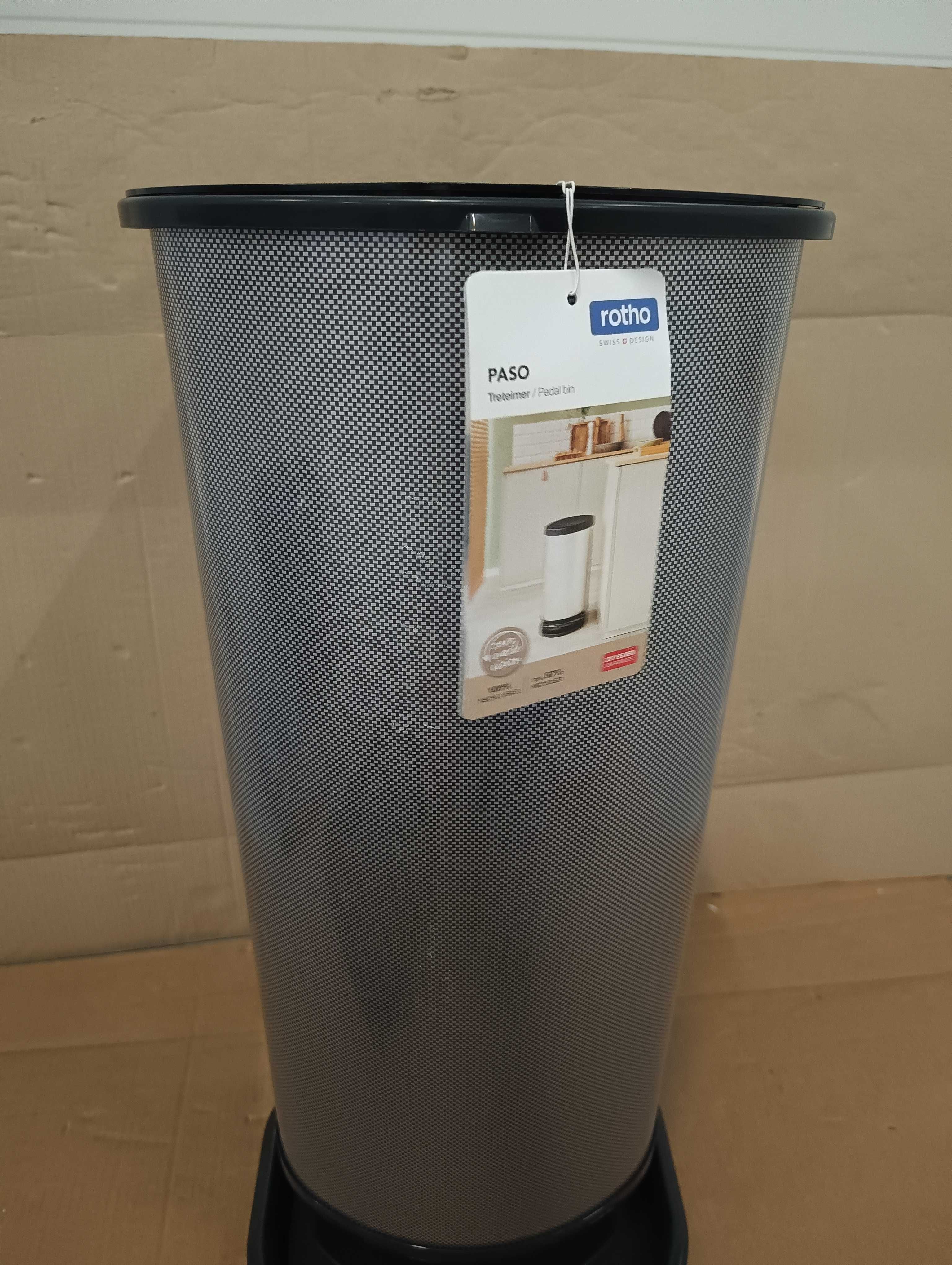 Rotho Paso kosz na śmieci 40l z pedałem 35,3x29,5x67,6 NOWY