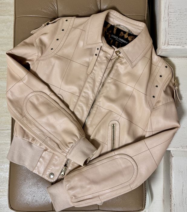 Бомбер з натуральноі шкіри Dolce Gabbana ( оригінал)