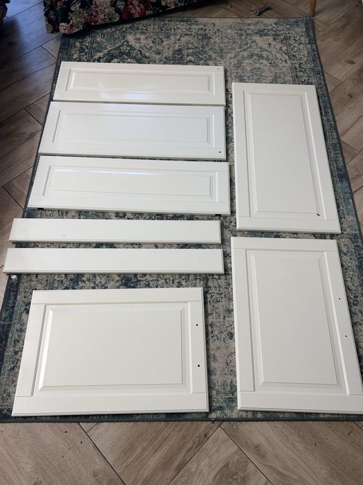 Fronty Ikea Bodbyn kremowe