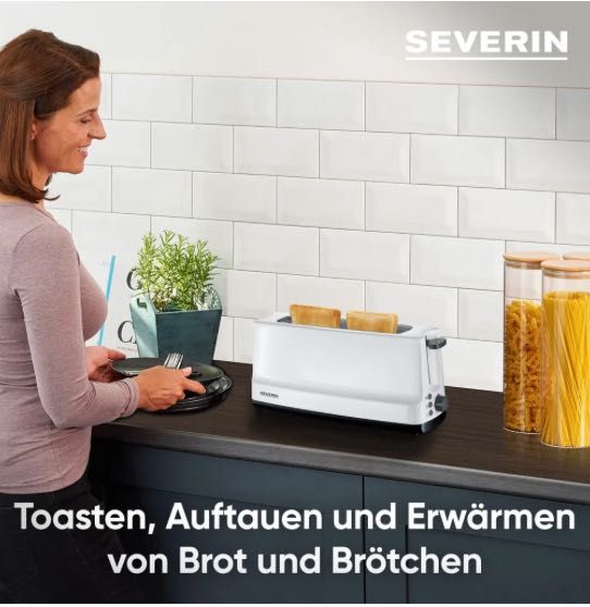 Toster Severin AT 2232 biały 800 W
