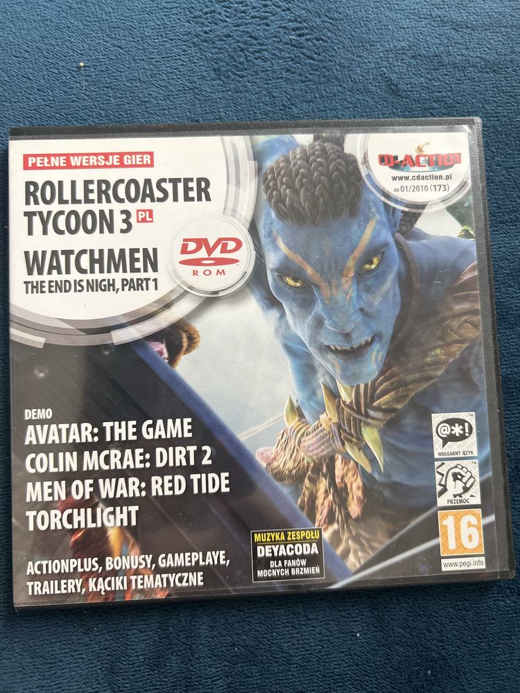 Rollercoaster Tycoon 3, Watchmen Part 1 CD-Action 01/2010 CDA 173