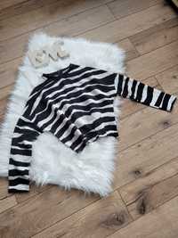 Bluza bluzka zebra