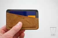 Portfel etui na karty handmade nowy Wallet