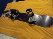 Piękny Zestaw Snowboard LIB TECH DYNAMO 156 W + Wiązania FORUM FACTION