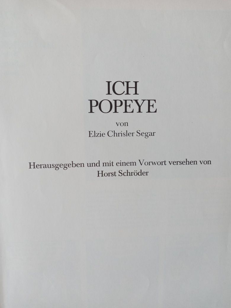 Komiks E.C.Segar Popeye