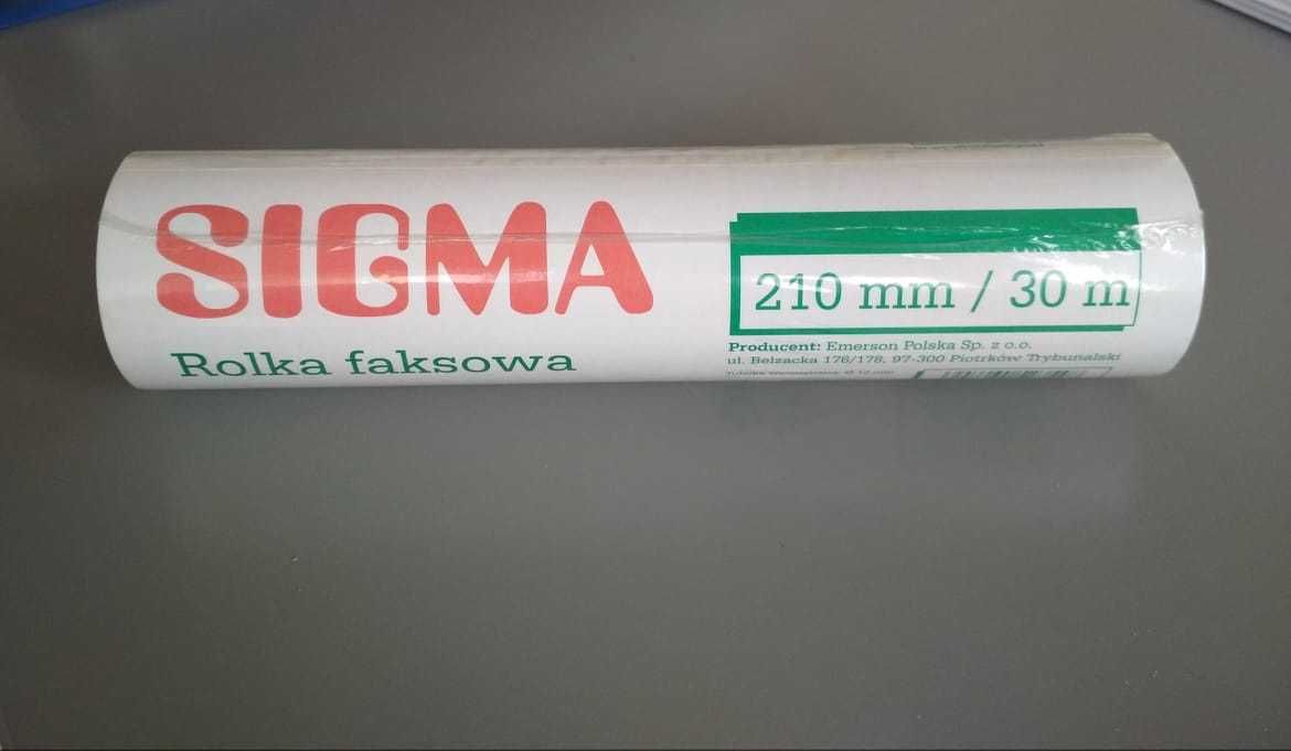 Papier do faksu Sigma Emerson 210mm x 30m, śr. 12mm, 4szt.