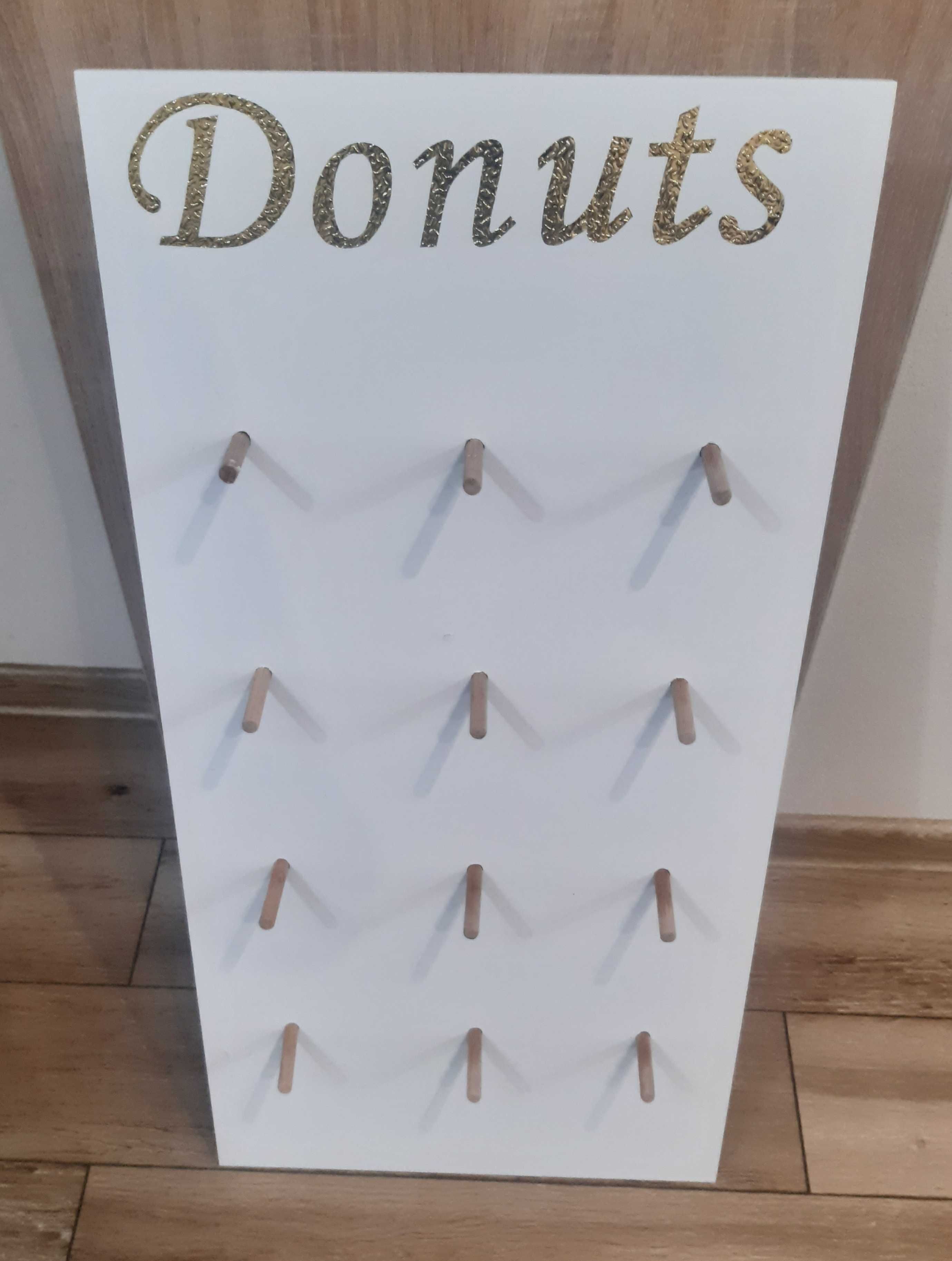 Tablica stojak na pączki donuty wesele