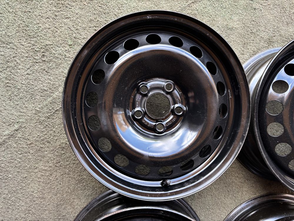5x100 5,5Jx15 ET40 felgi stalowe 57,1 VW SEAT AUDI SKODA
