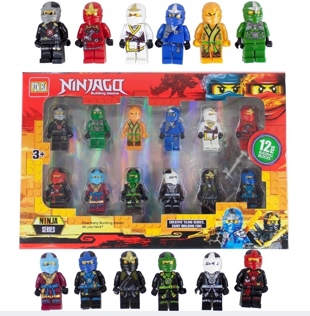Figurki NINJAGO +Minecraft Figurki 2 x 12 sztuk Podwójny ZESTAW nowe