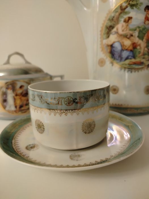 Porcelana Ćmielów - serwis do herbaty Lwów