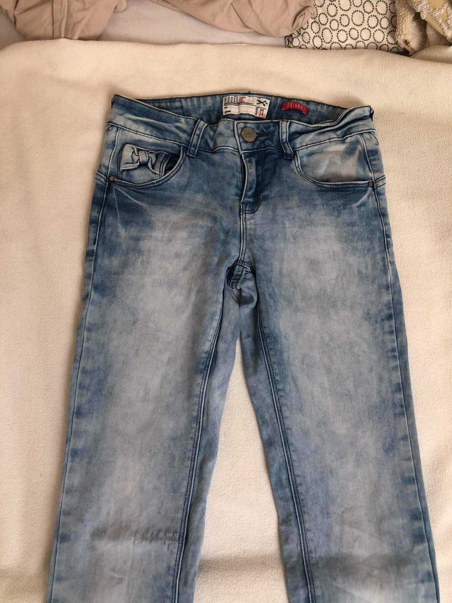 Jeansy skinny rozm. 34 House