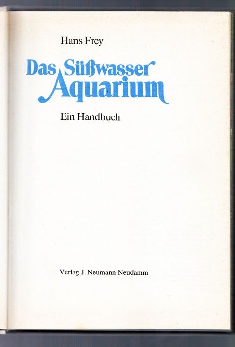 Книга Пресноводный аквариум на немецком