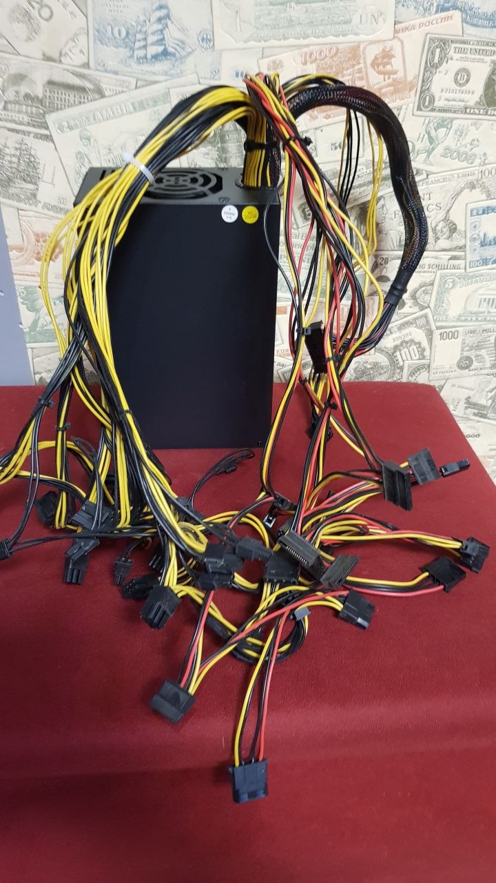 Zasilacz Qoltec Bitcoin Miner ATX 2000 W, 80 Plus Gold